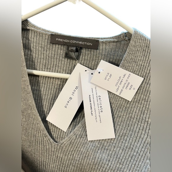 French Connection Knit Wool Blend Midi/Maxi Bodycon Dress NWT - Picture 5 of 6